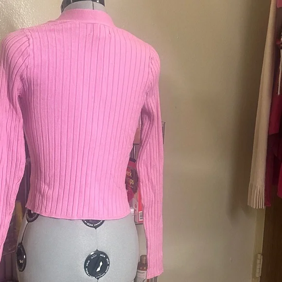 Universal Thread Pink Women's Cardigan - Picture 4 of 7